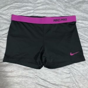 Nike pro spandex shorts